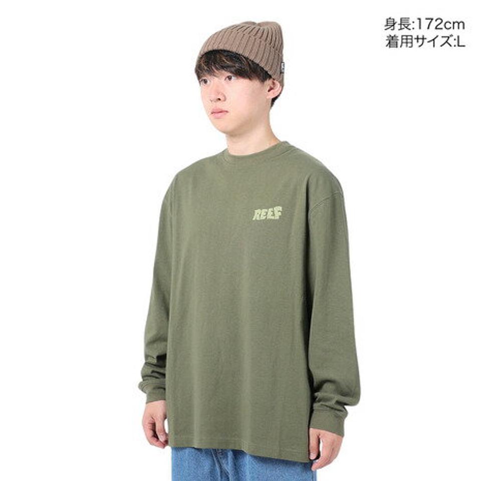 リーフ（REEF）（メンズ）SURF CLUB 長袖Tシャツ RFTEM2336-GRN