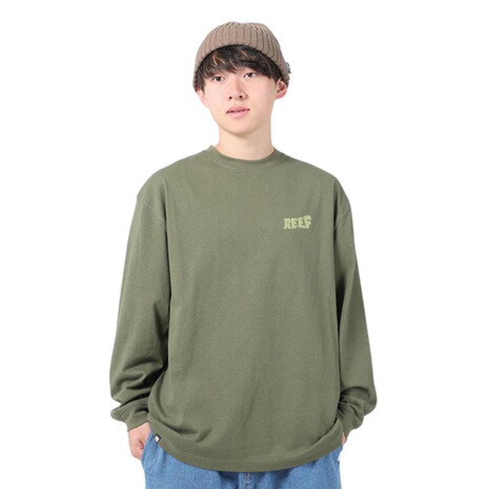 リーフ（REEF）（メンズ）SURF CLUB 長袖Tシャツ RFTEM2336-GRN