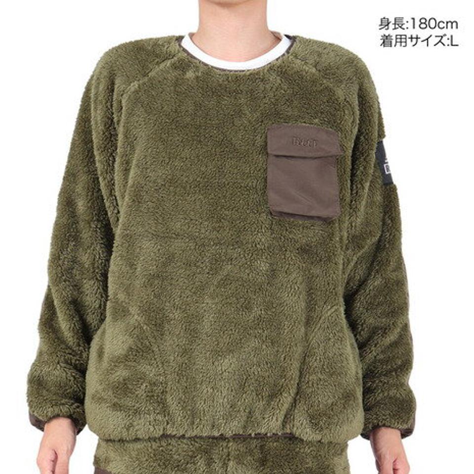 【SOY受賞記念1/30 9:59までエントリーでP4倍】リーフ（REEF）（メンズ）SHERP A FLEECE CREW プルオーバー RFSWM2303-OLV