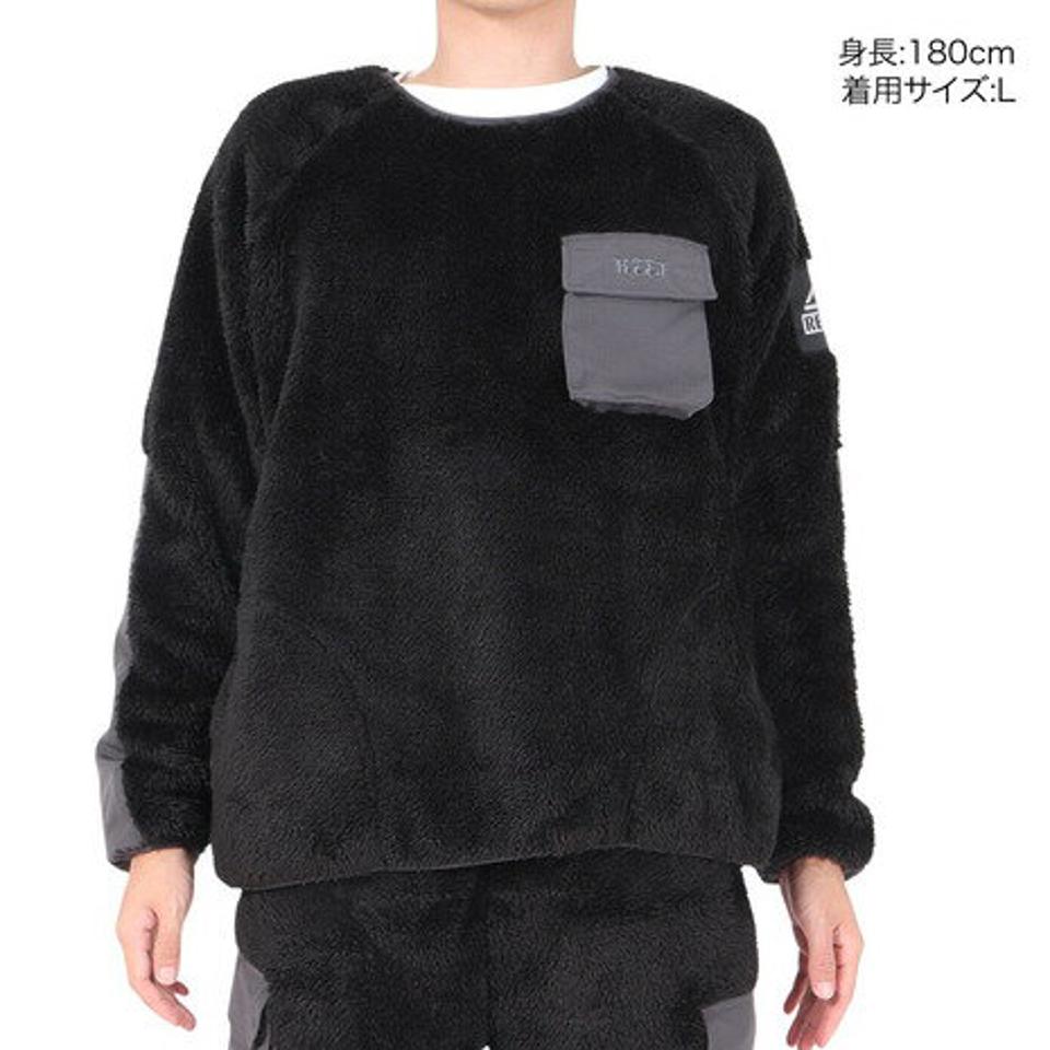 【SOY受賞記念1/30 9:59までエントリーでP4倍】リーフ（REEF）（メンズ）SHERP A FLEECE CREW プルオーバー RFSWM2303-C.GRY