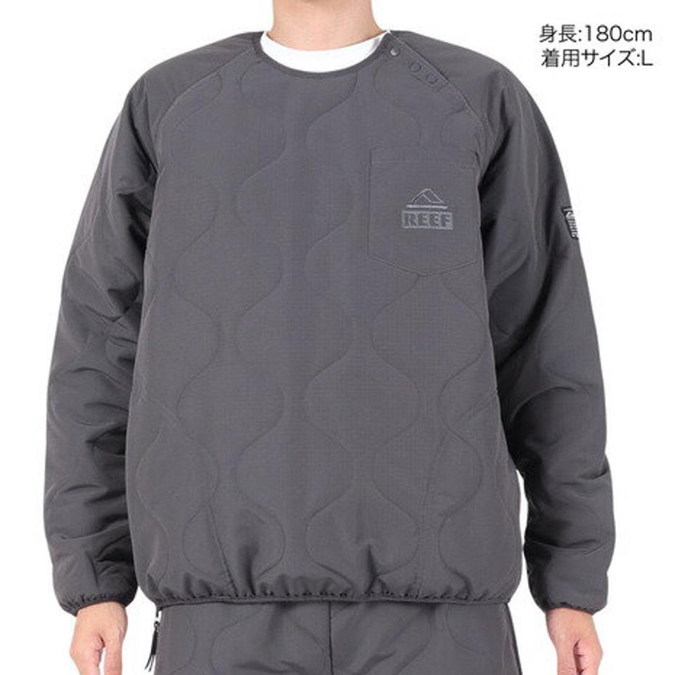 【SOY受賞記念1/30 9:59までエントリーでP4倍】リーフ（REEF）（メンズ）REEF PUFF CREW プルオーバー RFJKM2302-C.GRY
