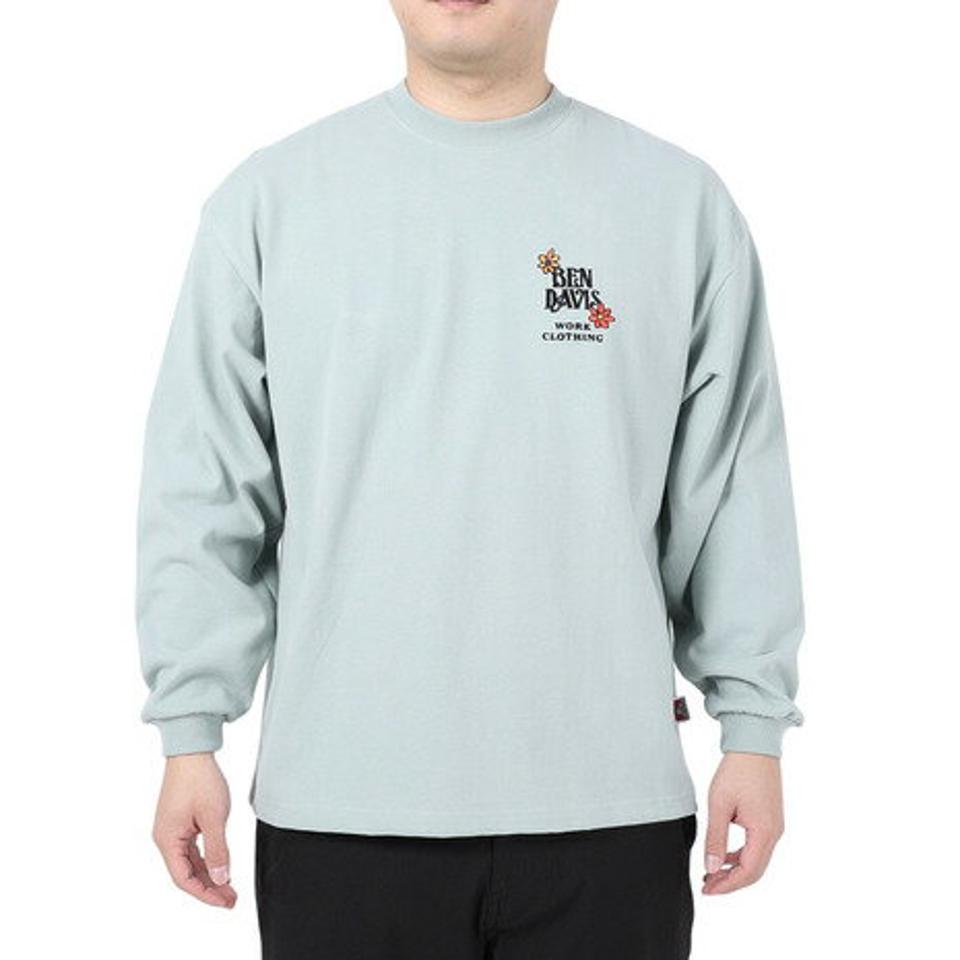 【SOY受賞記念1/30 9:59までエントリーでP4倍】ベンデイビス（BEN DAVIS）（メンズ）HARVEST BRUSHED 長袖 Tシャツ 24380022-56IGR
