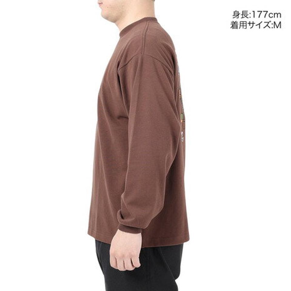【SOY受賞記念1/30 9:59までエントリーでP4倍】ベンデイビス（BEN DAVIS）（メンズ、レディース）HARVEST BRUSHED 長袖Tシャツ 24380022-32BRW