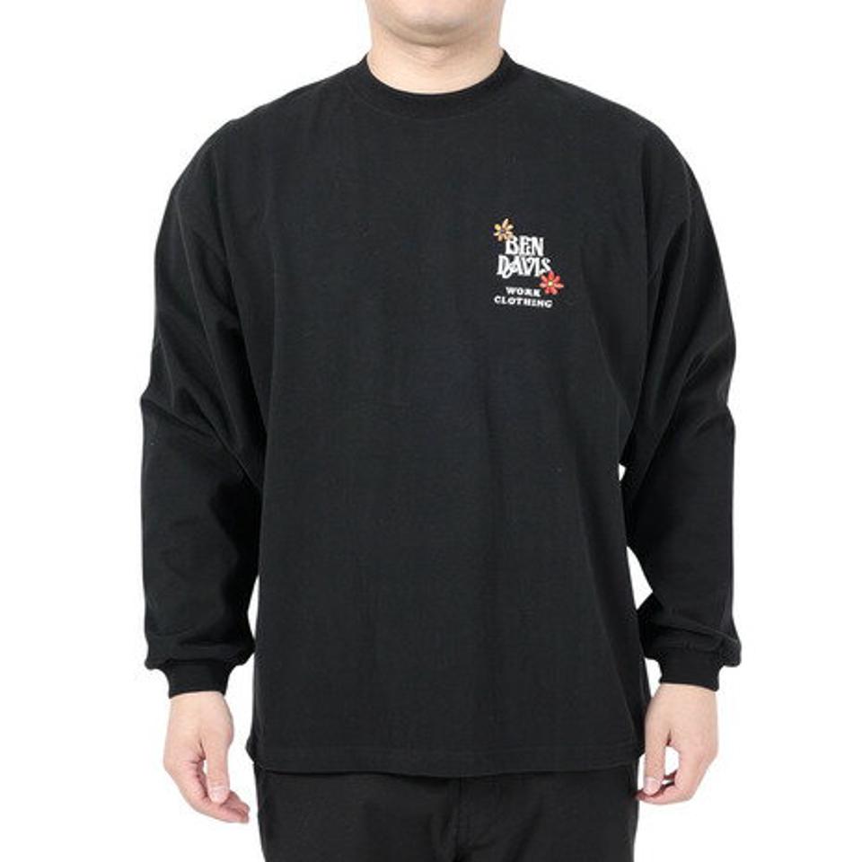 ベンデイビス（BEN DAVIS）（メンズ、レディース）HARVEST BRUSHED 長袖Tシャツ 24380022