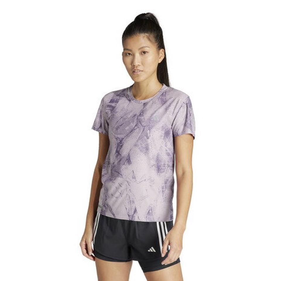 アディダス（adidas）（レディース）ULTIMATEADIDAS 総柄プリント 半袖Tシャツ IJN48