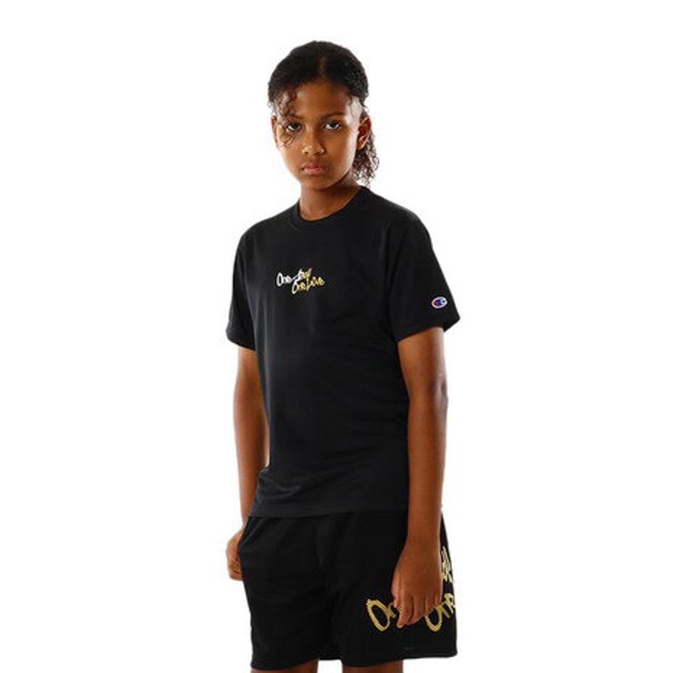 チャンピオン（CHAMPION）（キッズ）バスケットボールウェア ジュニア ミニ ショートスリーブTシャツ CK-ZB318 981