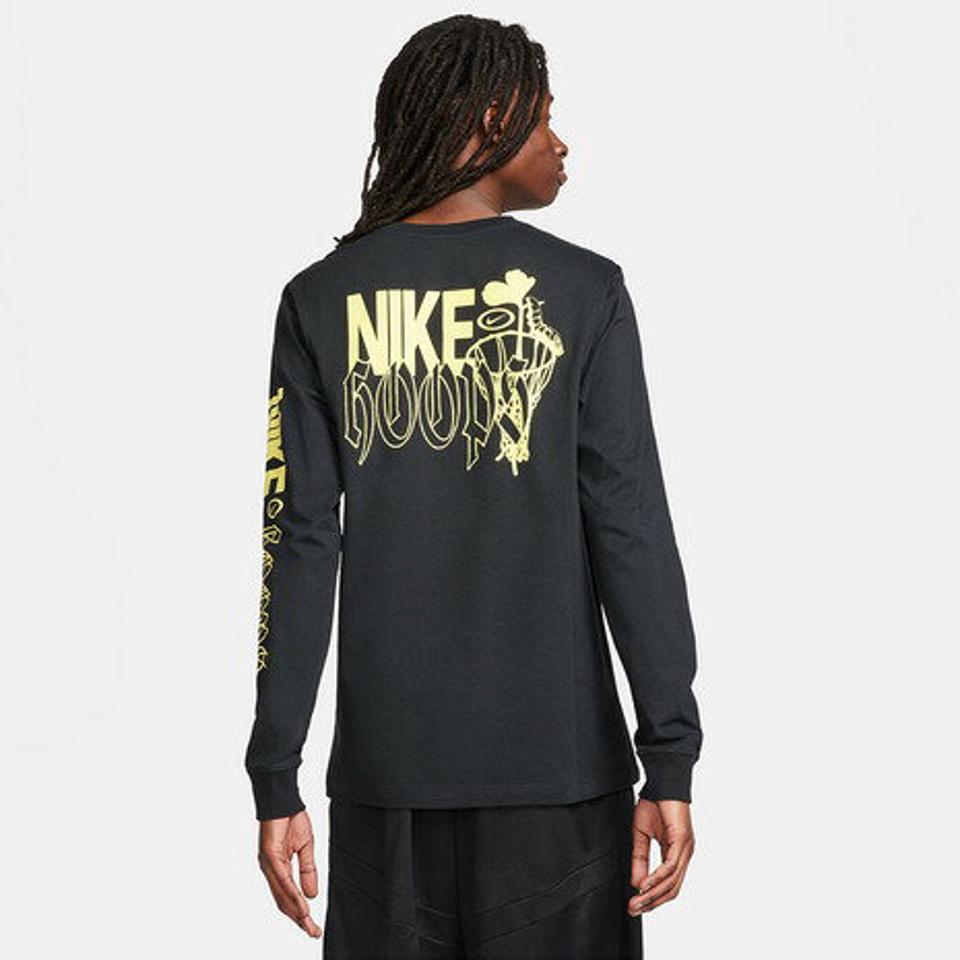 ナイキ（NIKE）（メンズ）バスケットボールウェア シーズナル EXP SP24 ロングスリーブ フィットネス Tシャツ FQ4903-010