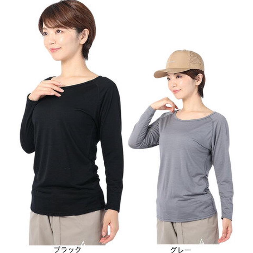 ロジャーエーガー（ROGER EGGER）（レディース）長袖アンダー シャツ EVO WOOL LIGHT 長袖Tシャツ RE1FES562010