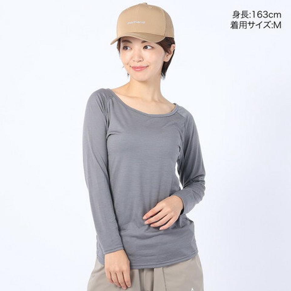 ロジャーエーガー（ROGER EGGER）（レディース）長袖アンダー シャツ EVO WOOL LIGHT 長袖Tシャツ RE1FES562010