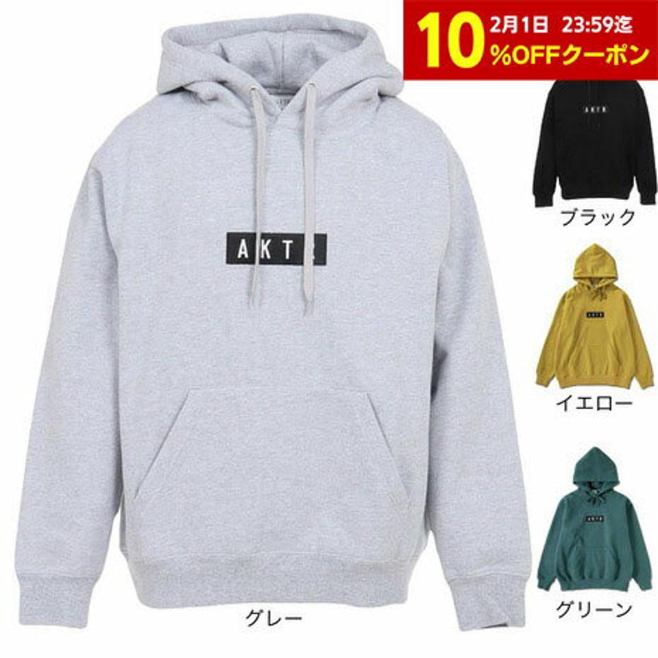 アクター（AKTR）（メンズ、レディース）バスケットボールウェア ロゴスウェットプルオーバーフーディー 223-018010