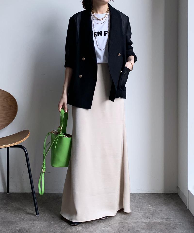 【マイナス3kgの華奢見えが叶う！】メッシュダブルジャケット