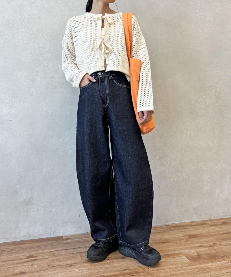 カーブペインターデニムパンツ