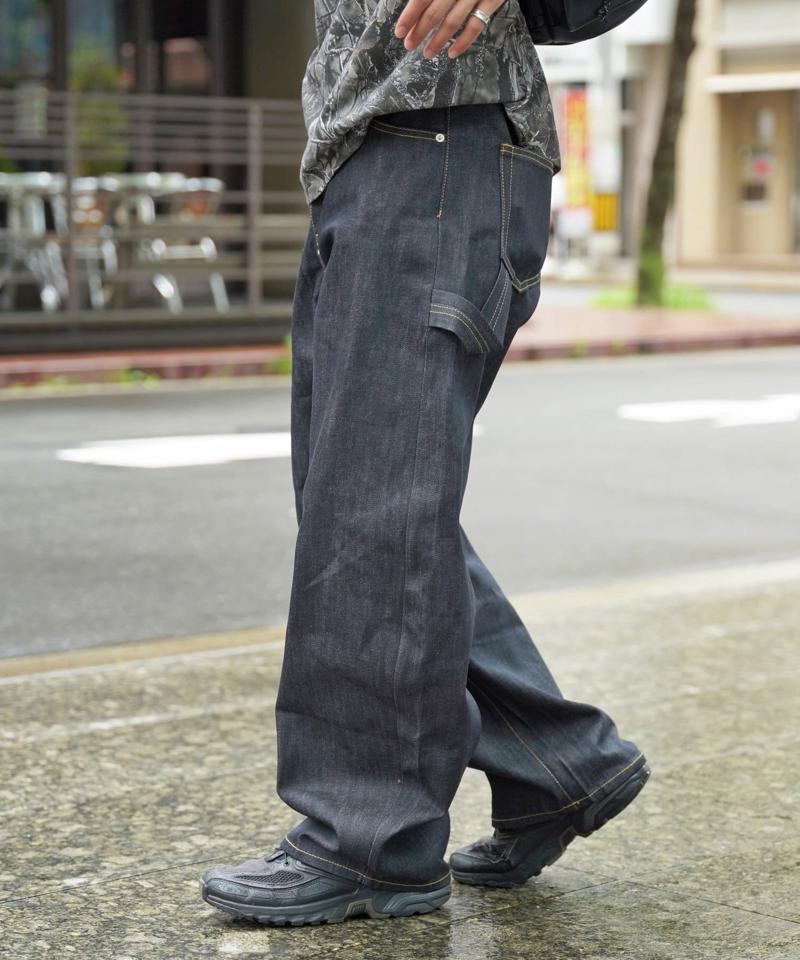 カーブペインターデニムパンツ