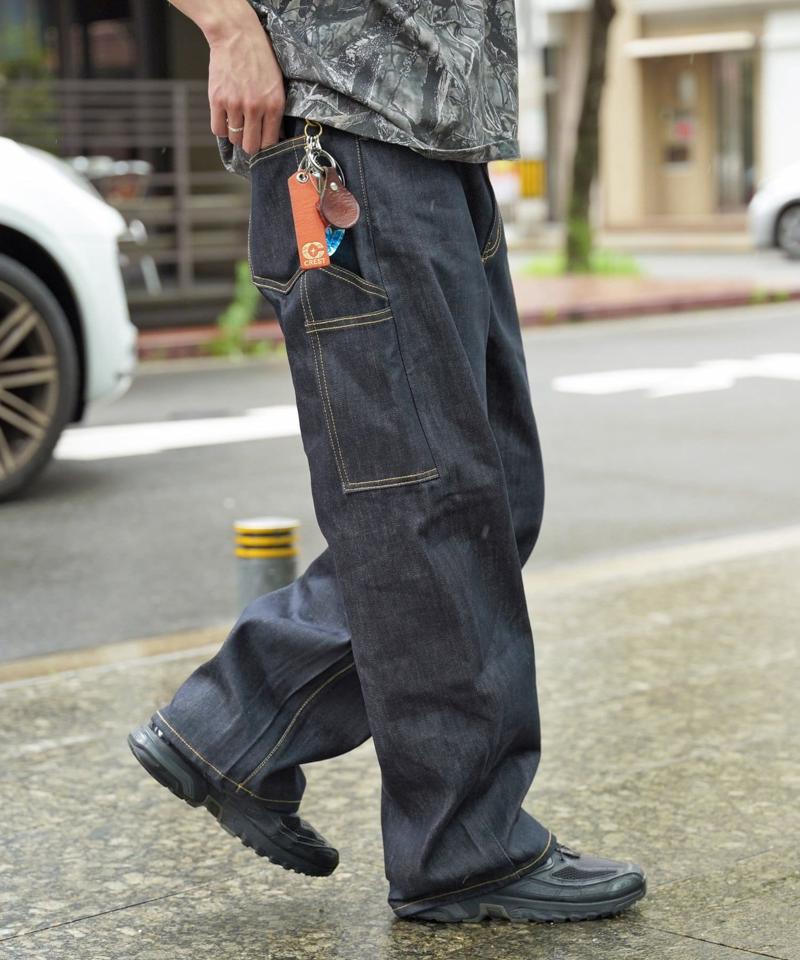 カーブペインターデニムパンツ