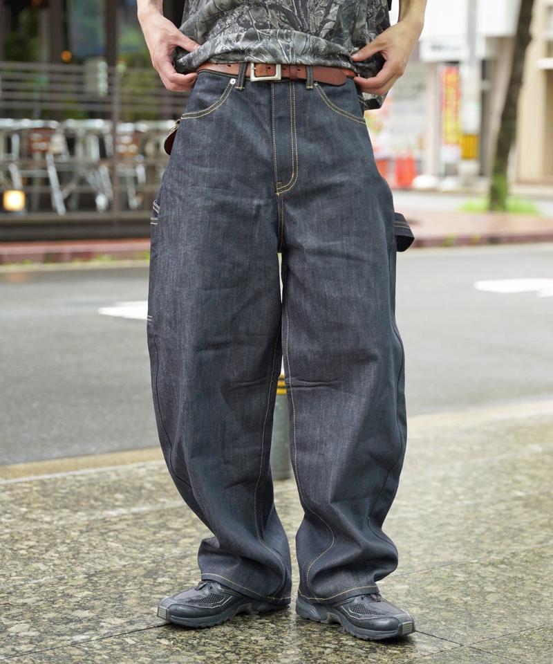 カーブペインターデニムパンツ