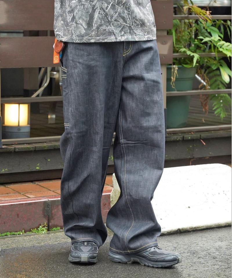 カーブペインターデニムパンツ