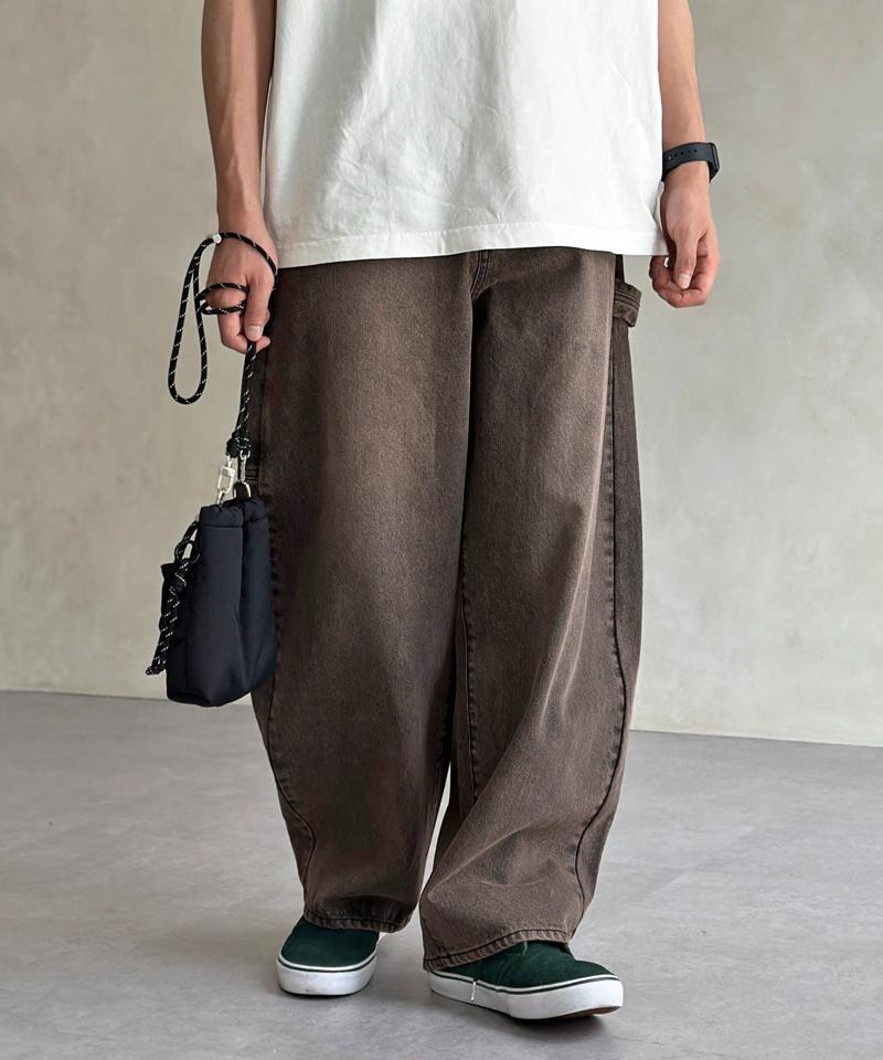 カーブペインターデニムパンツ