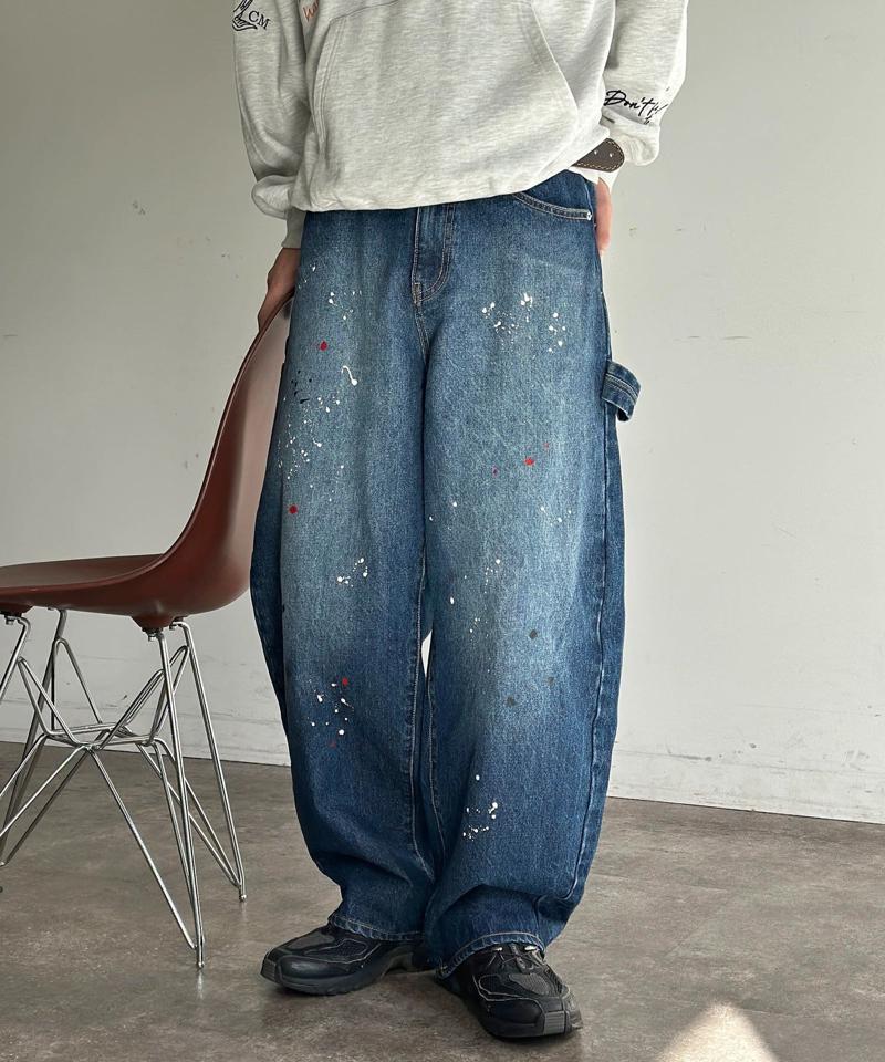 カーブペインターデニムパンツ