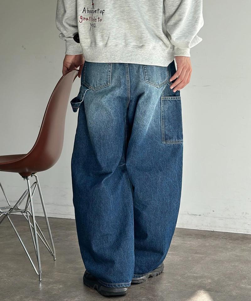 カーブペインターデニムパンツ