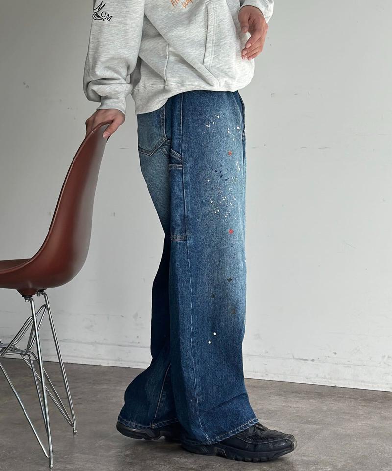 カーブペインターデニムパンツ