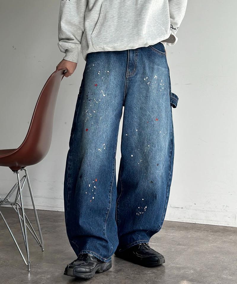 カーブペインターデニムパンツ