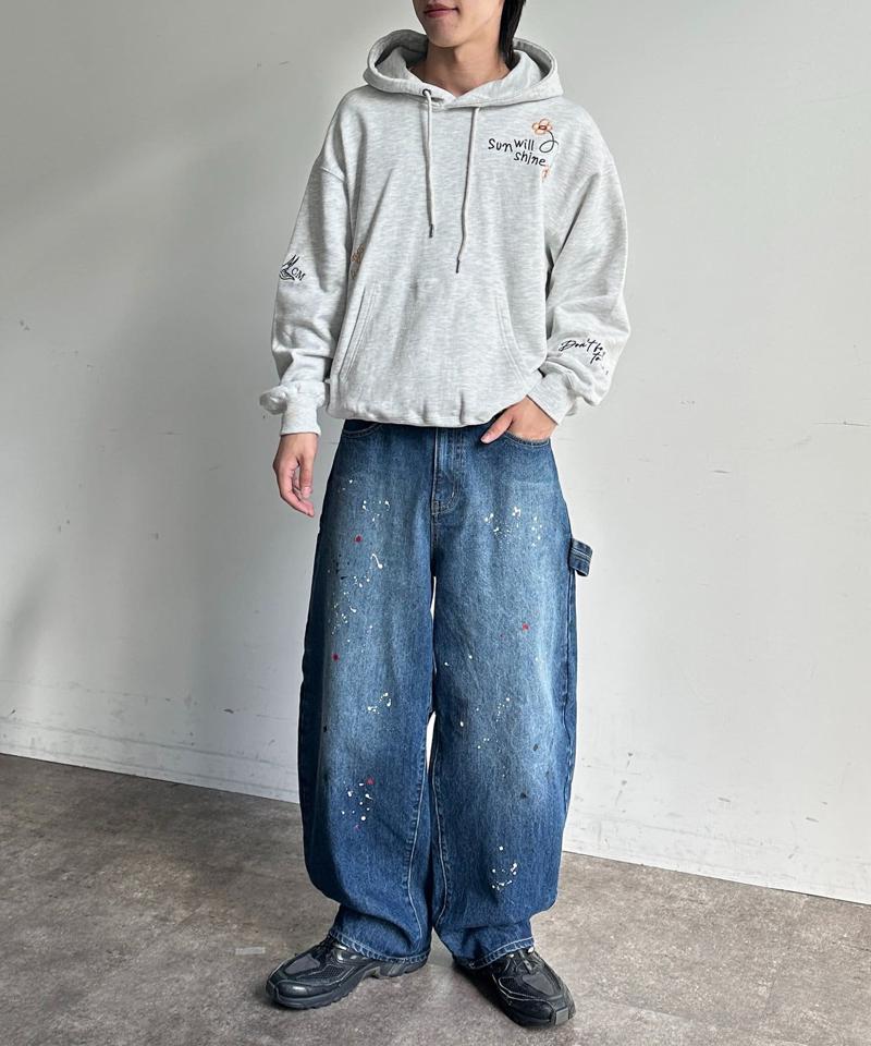 カーブペインターデニムパンツ