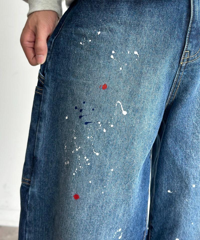 カーブペインターデニムパンツ