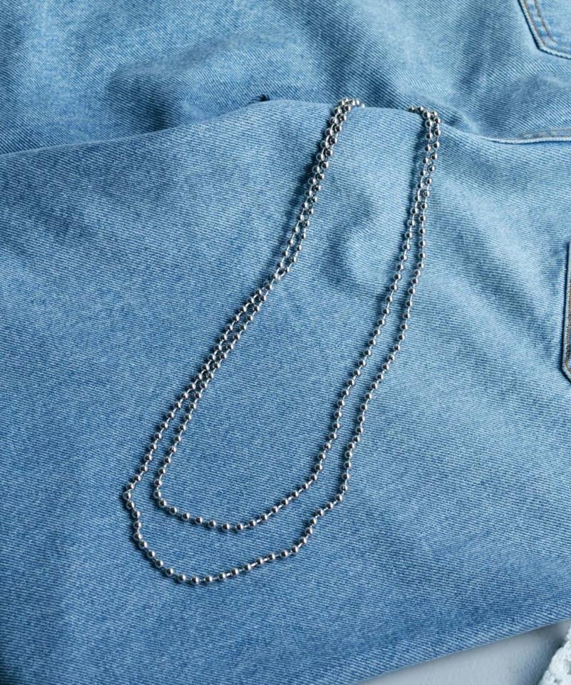 :追加決定！【lil/リル】1連ボールチェーンネックレス