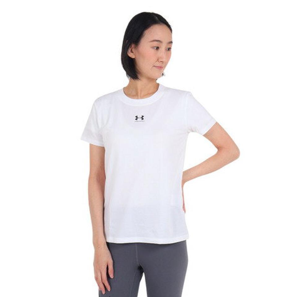 アンダーアーマー（UNDER ARMOUR）（レディース）キャンパス コア ショートスリーブTシャツ 1383648 100