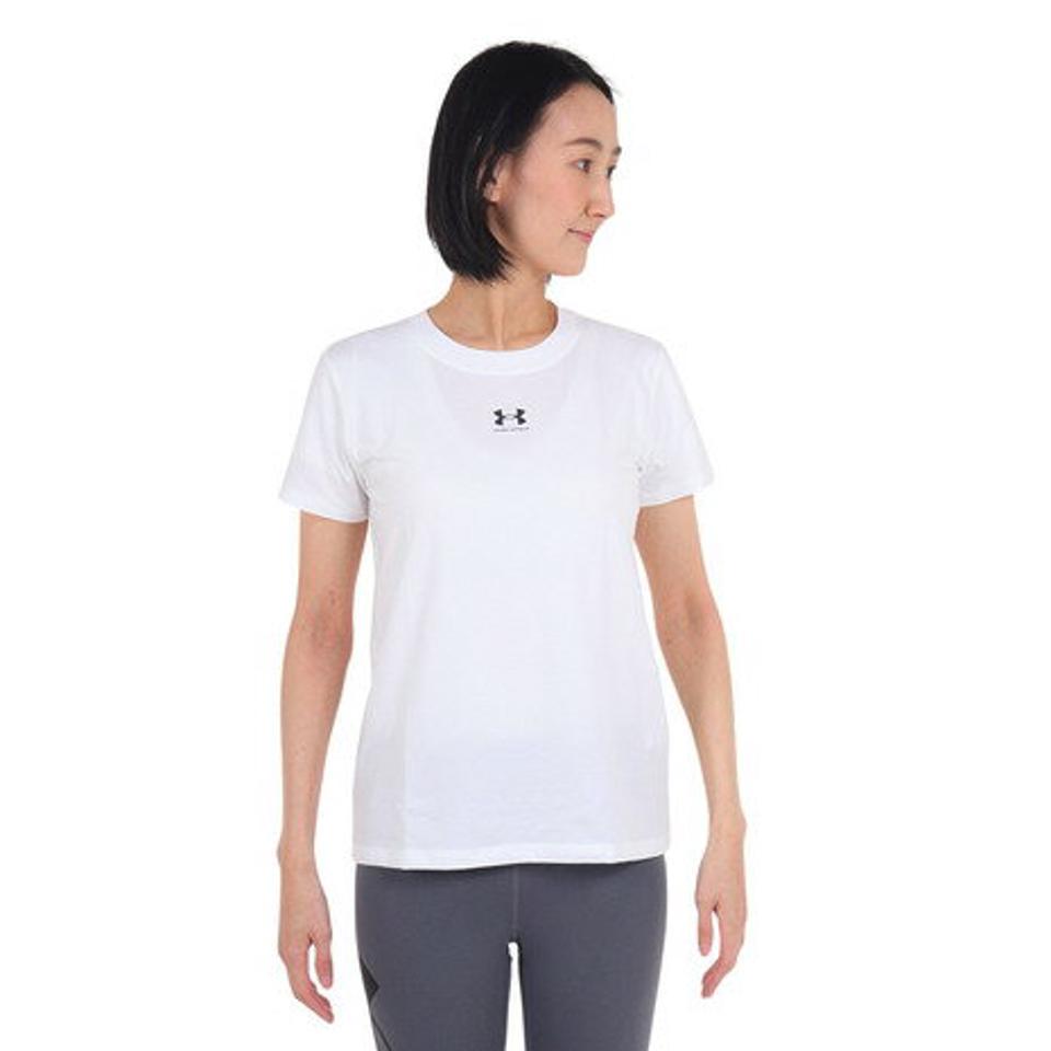 アンダーアーマー（UNDER ARMOUR）（レディース）キャンパス コア ショートスリーブTシャツ 1383648 100