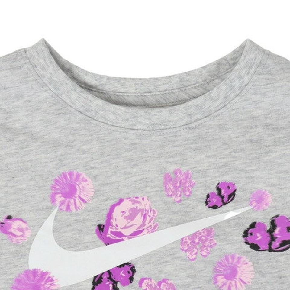 ナイキ（NIKE）（キッズ）半袖Tシャツ キッズ FLORAL LOGO 36K523-GAK ※要サイズ確認