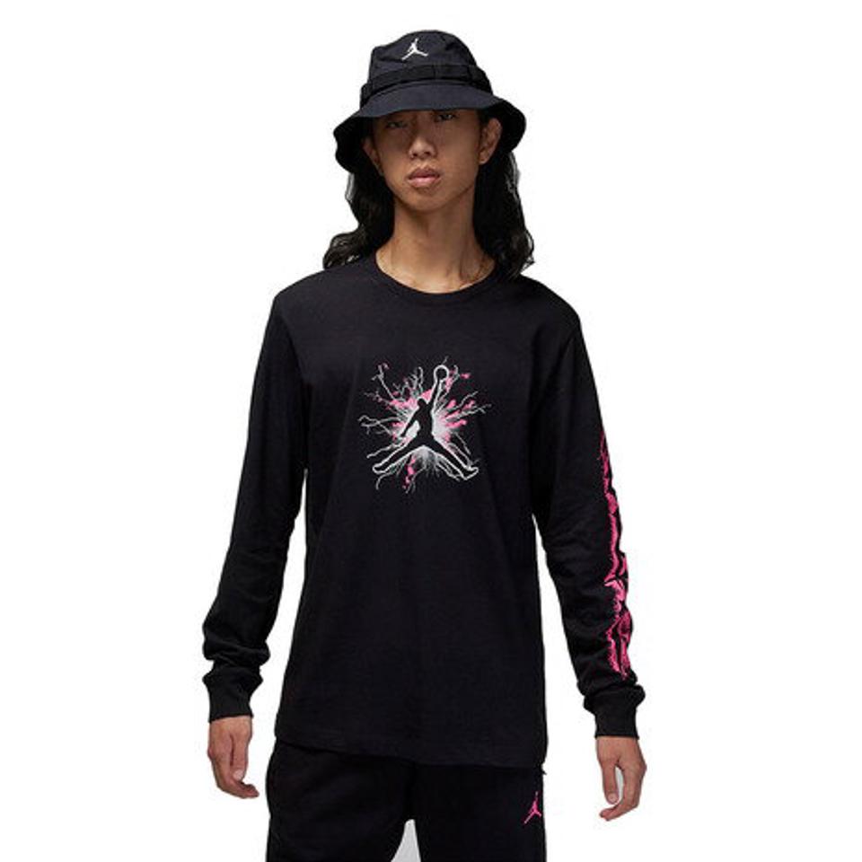 ジョーダン（JORDAN）（メンズ）バスケットボールウェア ジョーダン ドライフィット スポーツ ロングスリーブ グラフィック Tシャツ FN5973-010 速乾