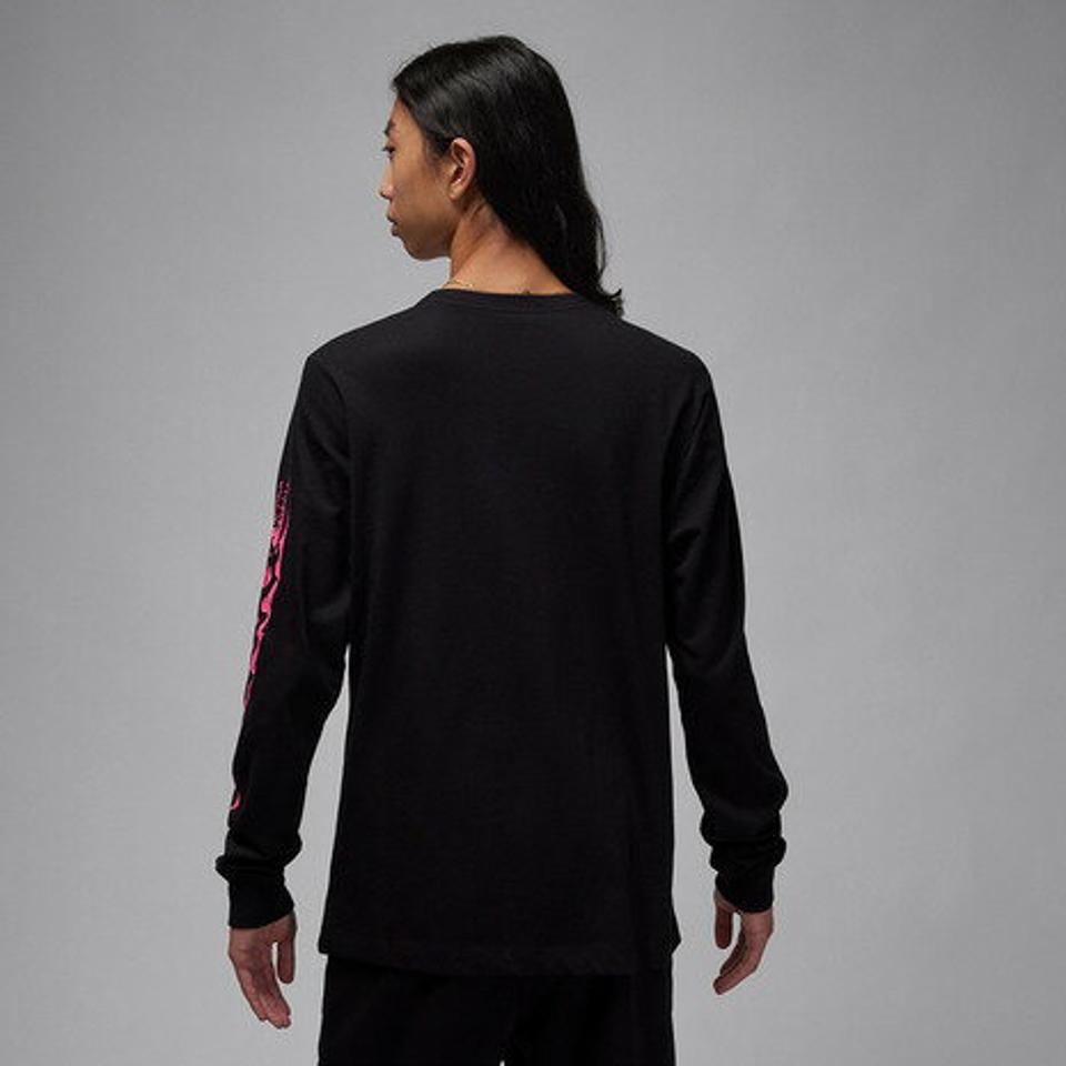 ジョーダン（JORDAN）（メンズ）バスケットボールウェア ジョーダン ドライフィット スポーツ ロングスリーブ グラフィック Tシャツ FN5973-010 速乾