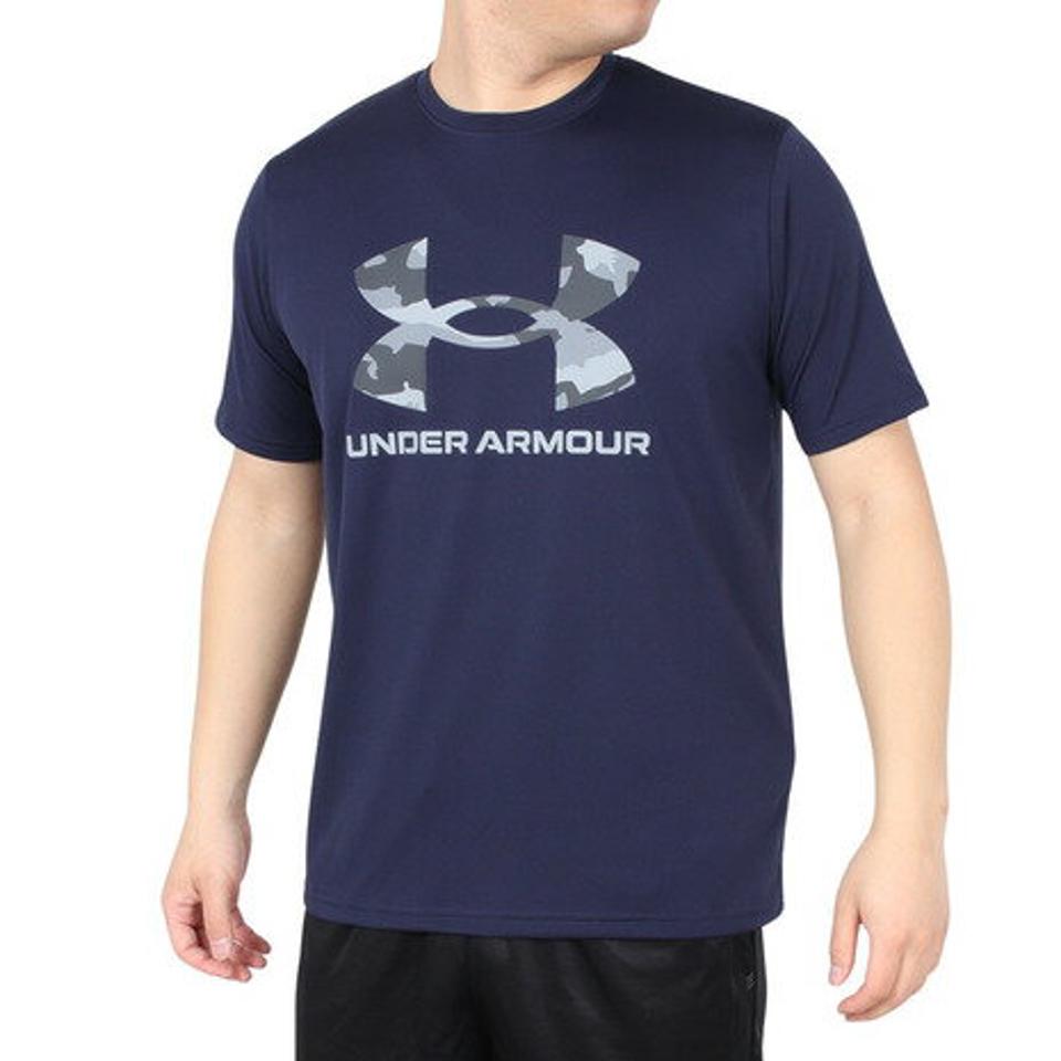 アンダーアーマー（UNDER ARMOUR）（メンズ）テック カモ ビッグロゴ ショートスリーブTシャツ 1384797 410