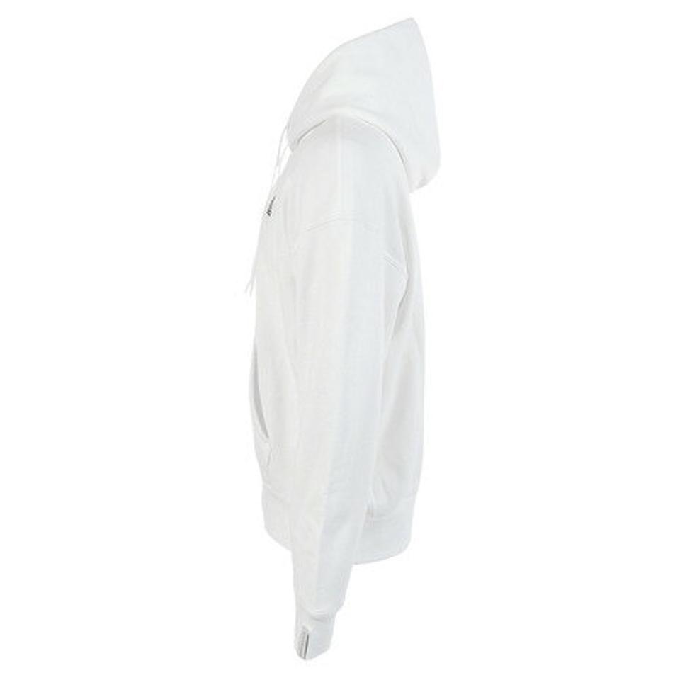 アディダス（adidas）（メンズ）エッセンシャルズ プラス ルーズフィット スモールロゴ フレンチテリー プルオーバーパーカー KWE97-JF3968