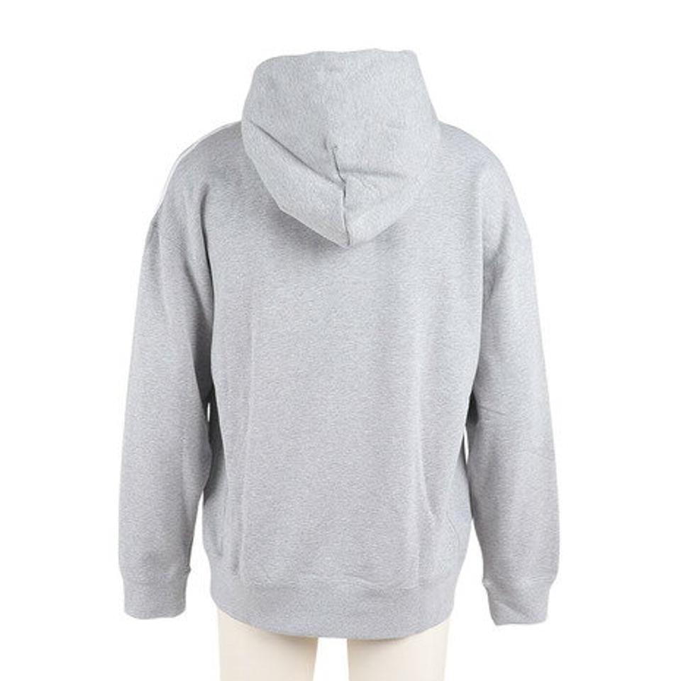 アディダス（adidas）（メンズ）エッセンシャルズ プラス スリーストライプス フレンチテリー プルオーバーパーカー KWF08-JF3984