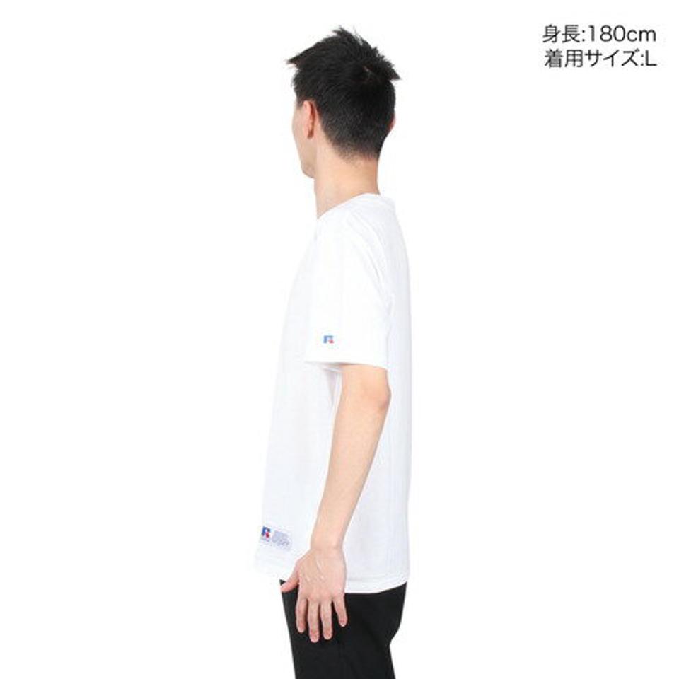 ラッセル（RUSSELL）（メンズ）T/C 半袖レギュラーTシャツ RBM24S0002 WHT