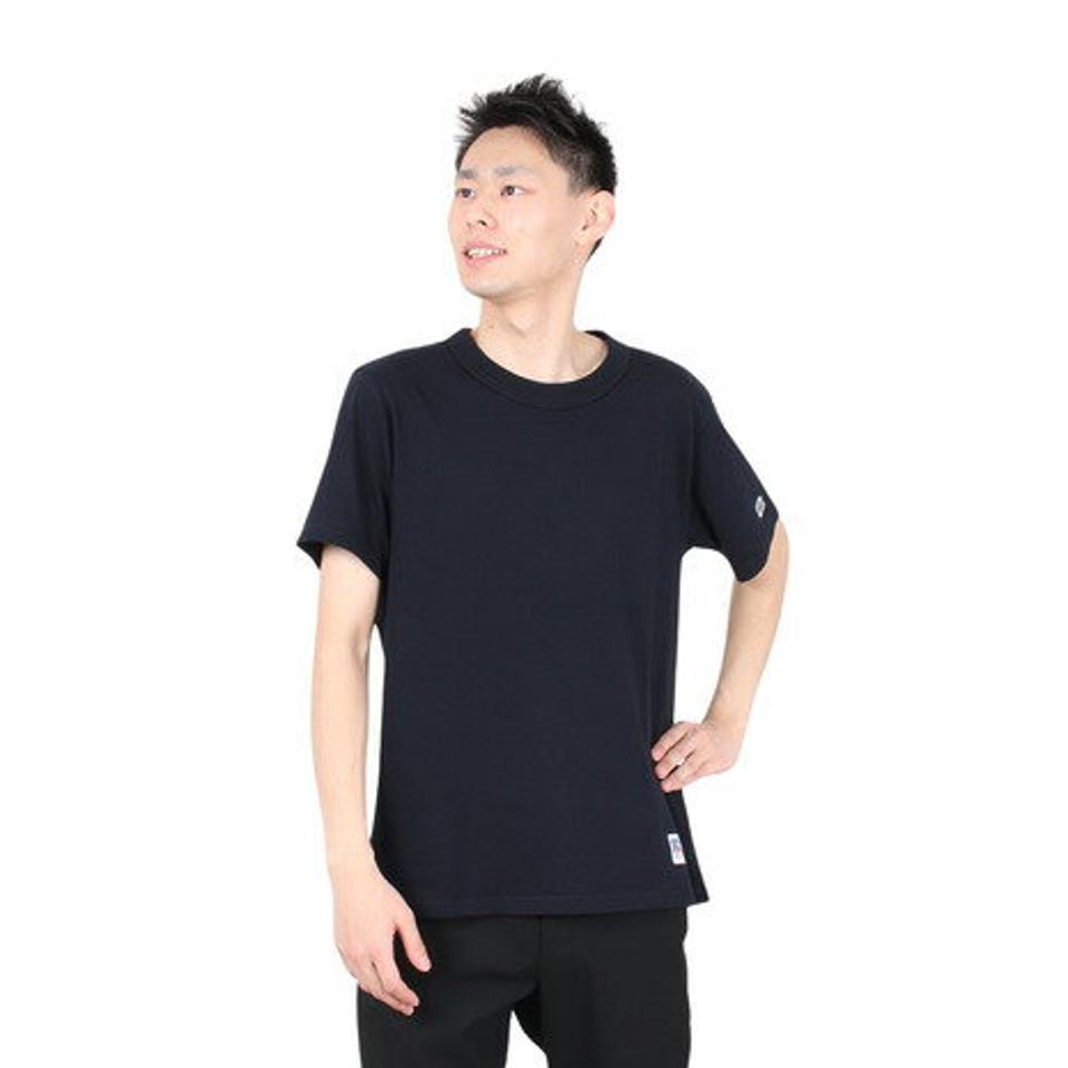 ラッセル（RUSSELL）（メンズ）T/C 半袖レギュラーTシャツ RBM24S0002 NVY