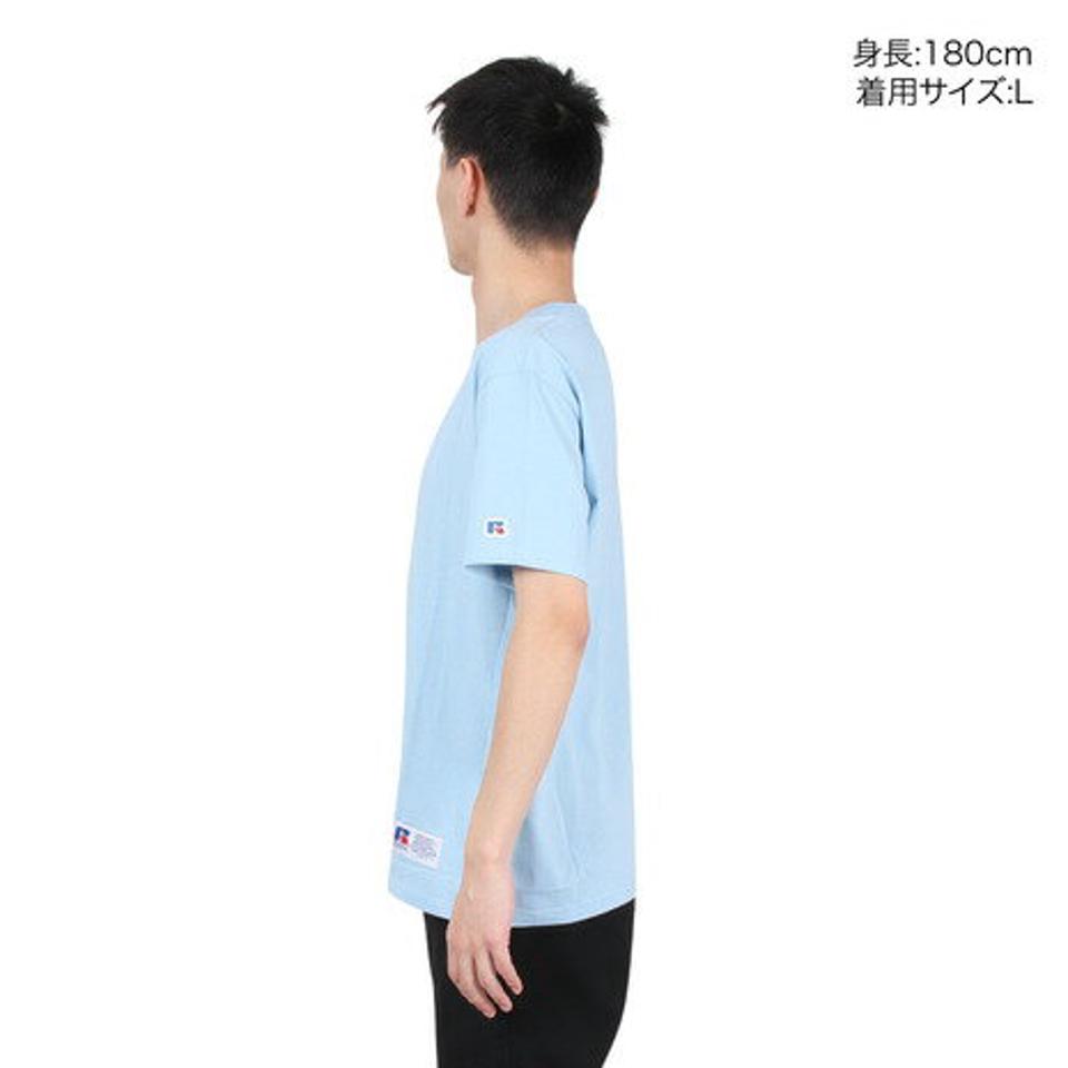 ラッセル（RUSSELL）（メンズ）T/C 半袖レギュラーTシャツ RBM24S0002 BLU