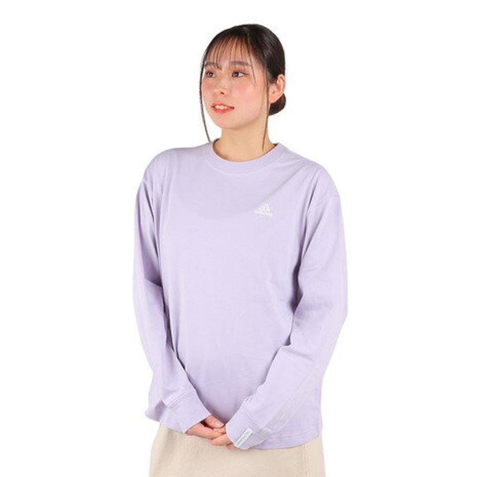 アディダス（adidas）（レディース）エッセンシャルズ プラス スモールロゴ 長袖Tシャツ KVF86-JF1426