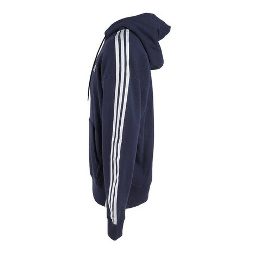 アディダス（adidas）（メンズ）エッセンシャルズ プラス スリーストライプス フレンチテリー プルオーバーパーカー KWF08-JF3983