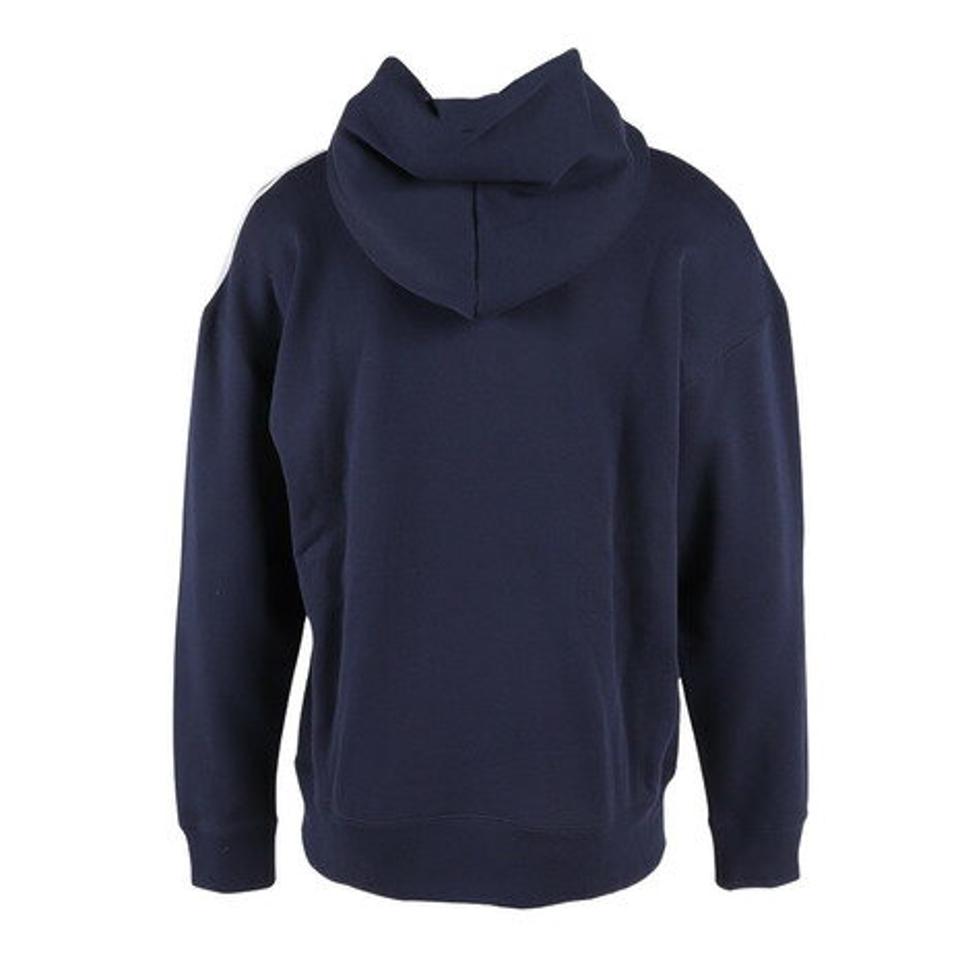 アディダス（adidas）（メンズ）エッセンシャルズ プラス スリーストライプス フレンチテリー プルオーバーパーカー KWF08-JF3983