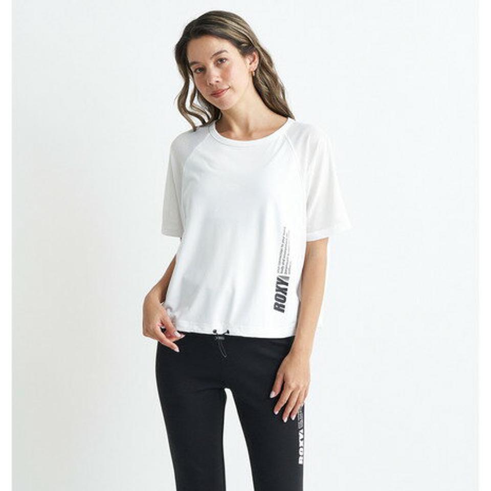 ロキシー（ROXY）（レディース）半袖Tシャツ ブラトップ セット BRB MESH 24SPRDK241546WHT