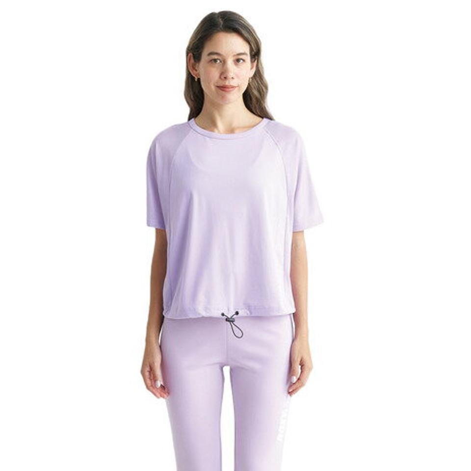 ロキシー（ROXY）（レディース）半袖Tシャツ ブラトップ セット BRB MESH 24SPRDK241546LAV