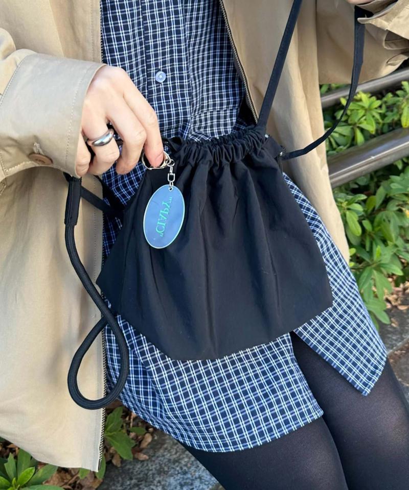【UNISEX】2WAY巾着バッグ/WEB限定カラーあり/キーホルダー付き