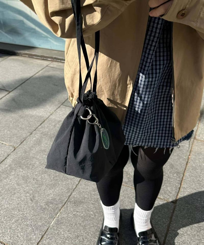 【UNISEX】2WAY巾着バッグ/WEB限定カラーあり/キーホルダー付き