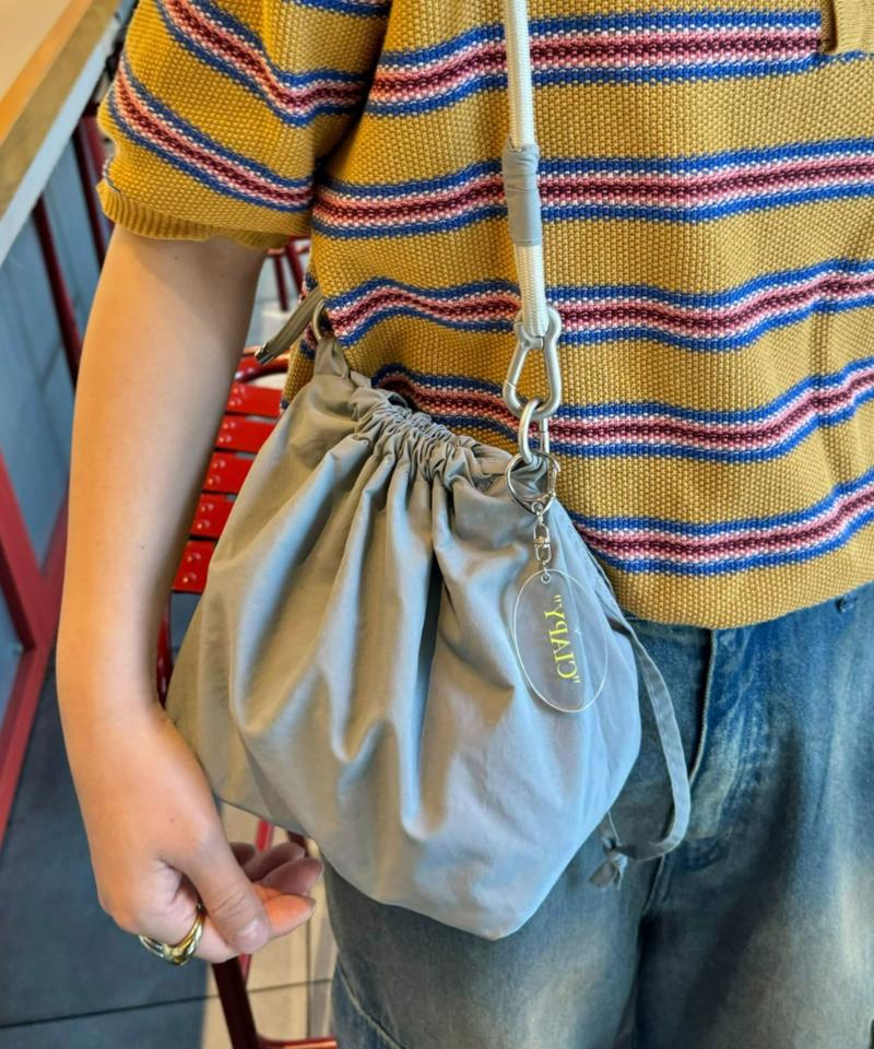 【UNISEX】2WAY巾着バッグ/WEB限定カラーあり/キーホルダー付き