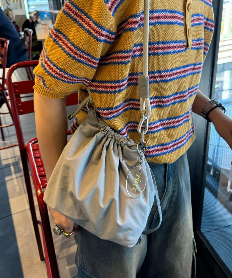 【UNISEX】2WAY巾着バッグ/WEB限定カラーあり/キーホルダー付き
