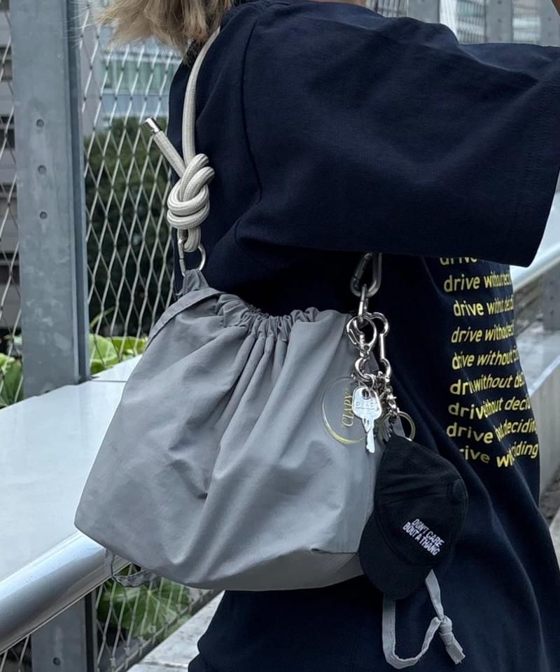 【UNISEX】2WAY巾着バッグ/WEB限定カラーあり/キーホルダー付き