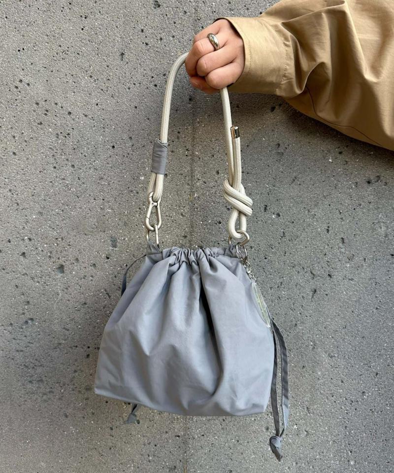 【UNISEX】2WAY巾着バッグ/WEB限定カラーあり/キーホルダー付き